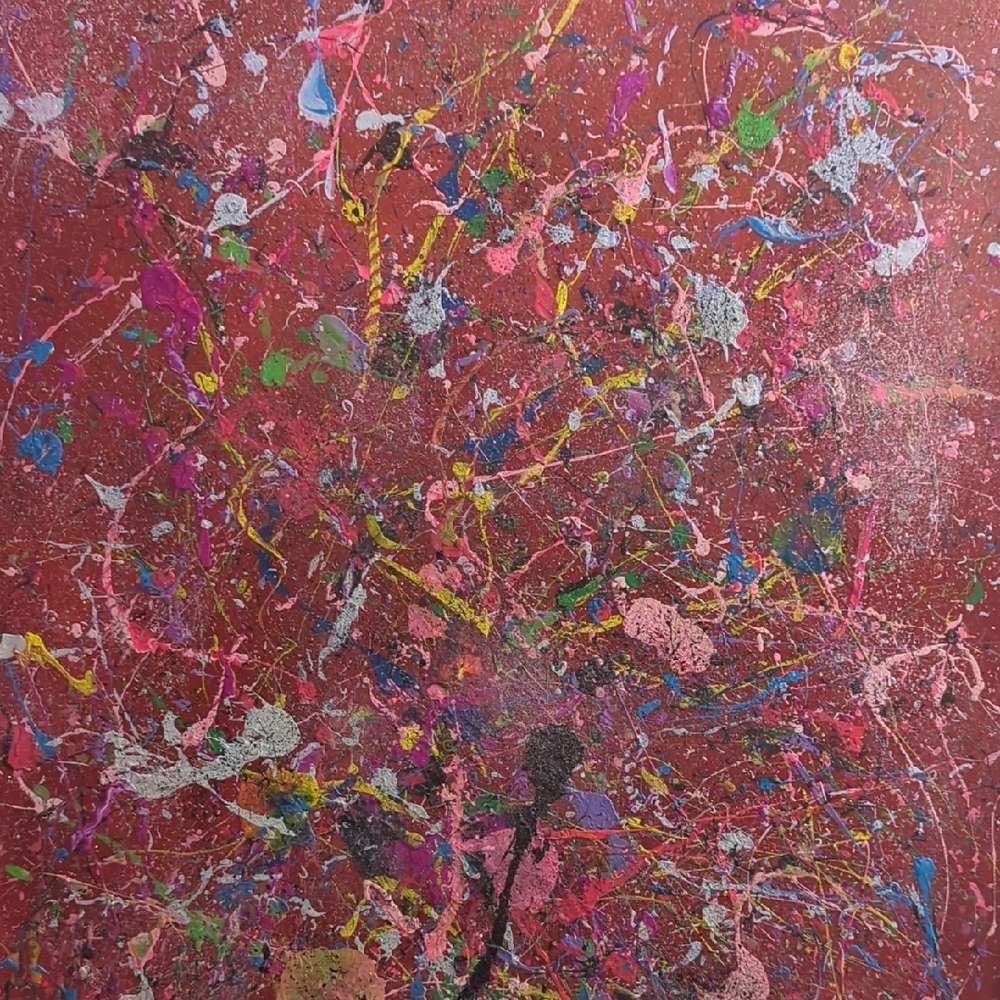 Abstract Multicolor Canvas Art